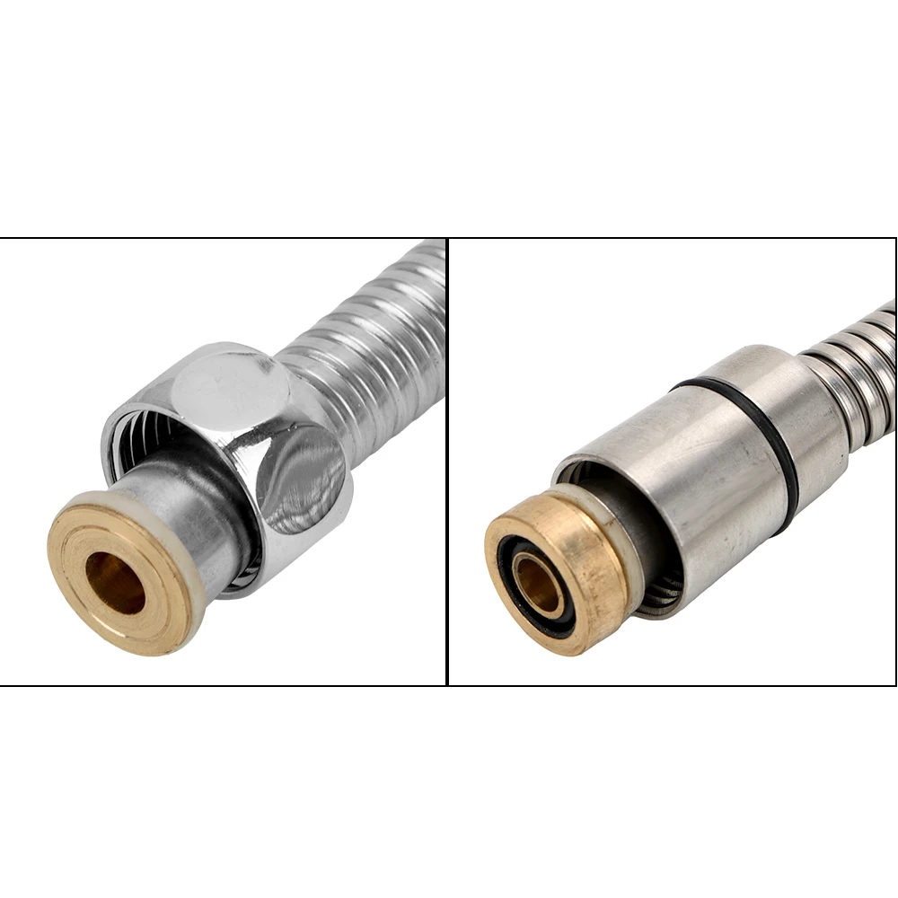 Bathroom Accessories 1.2m/1.5m/2m Flexible Soft Water Pipe Pipe Fittings Rainfall Shower Hose Plumbing Hose Home Improvement