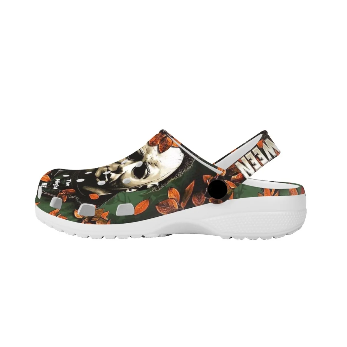 Holloween Horror Movie Clogs Leisure Beach Loafers Breathable Dual-use Flats Michael Myers Hole Shoe Outside Trend Cool Slippers