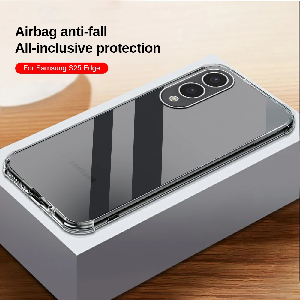 Shockproof Silicone Soft Case - Slim Clear Back Cover Shell