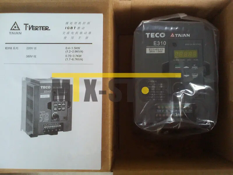 

Новый инвертор Teco E310-402-H3 380 кВт в, 1 шт.