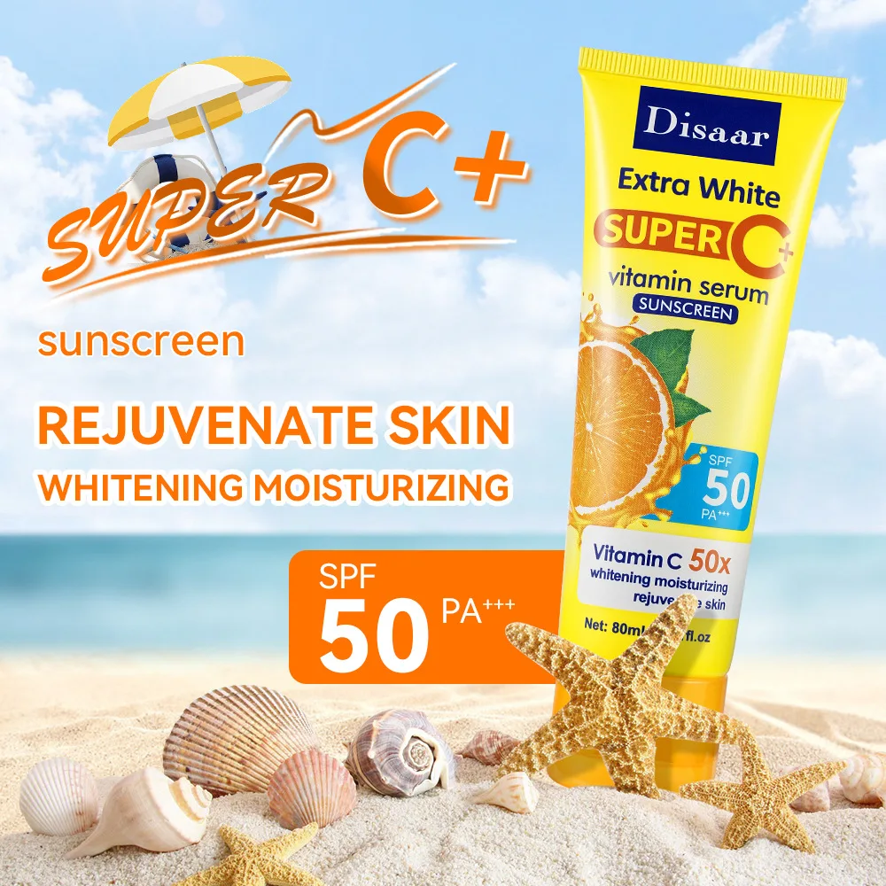 Disaar C+Vitamin Sunscreen Moisturizing and Brightening High Power Isolation Sunscreen Milk