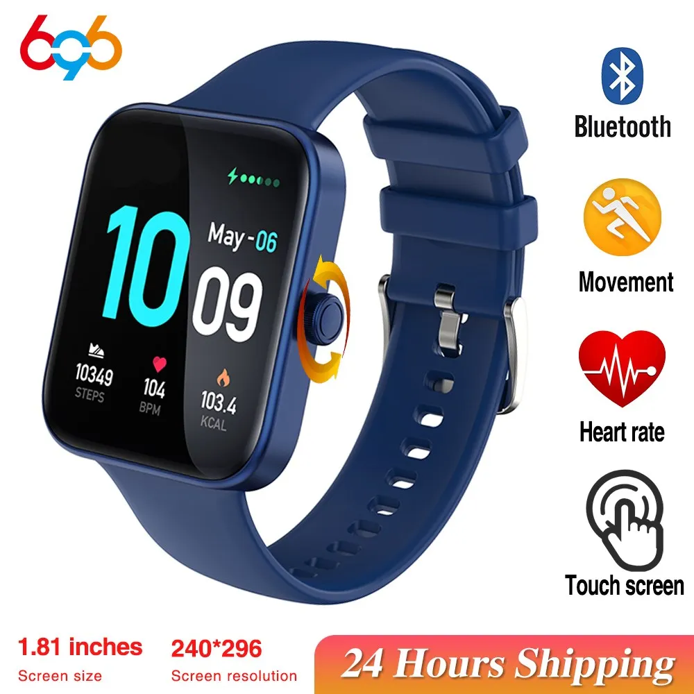 

Смарт-часы с HD-экраном 1,81 дюйма, bluetooth, монитором сна и Пульсометром
