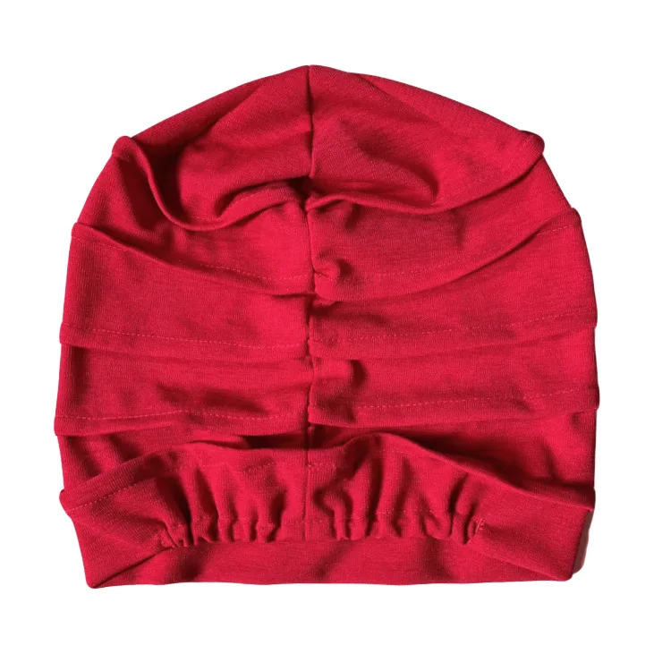 New Women Slouch Beanie Chemo Cap Solid Color Bonnet Inner Hijabs Cap Muslim Head Wraps Femme Wrap Head Elastic Turban Hat