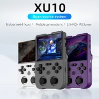 Ampown XU10 Handheld Game Console 3.5" IPS Screen 3000mAh Battery Linux System Built-in Retro Games Portable Video Game Console 2