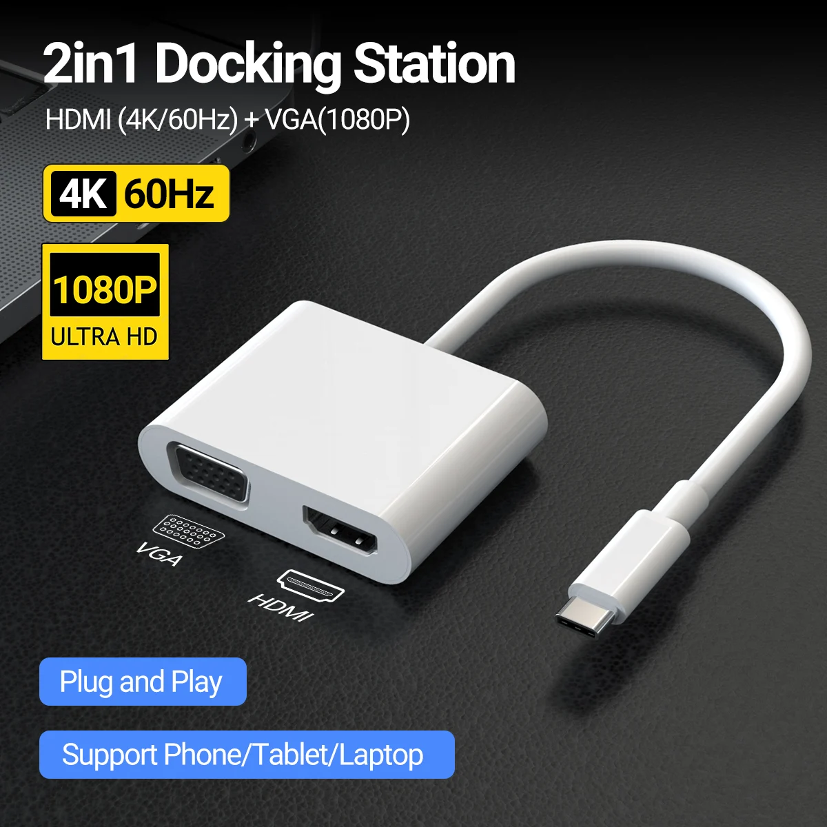 Hdmi Hub Hdmi To Usb For Chromebook Docking Station Usb To Hdmi