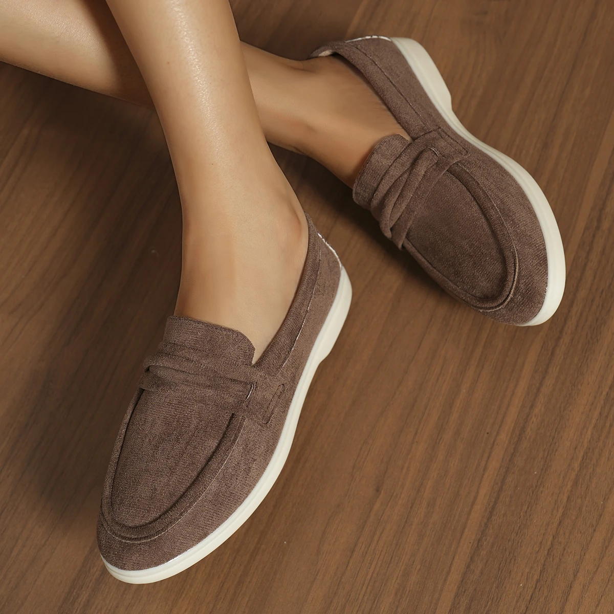 LeFou المرأة الخريف نمط جديد النمط البريطاني كسول...