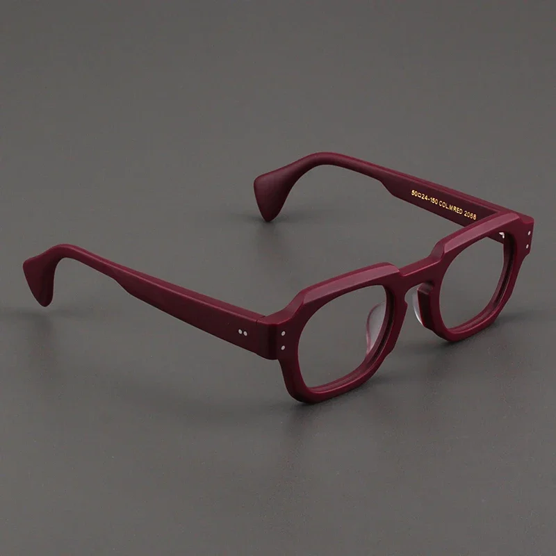 

Thick Acetate Square Frame Men Designer Optical Eyewear Fashion Myopia Reading Women Personalized Prescription Handmade Glasses