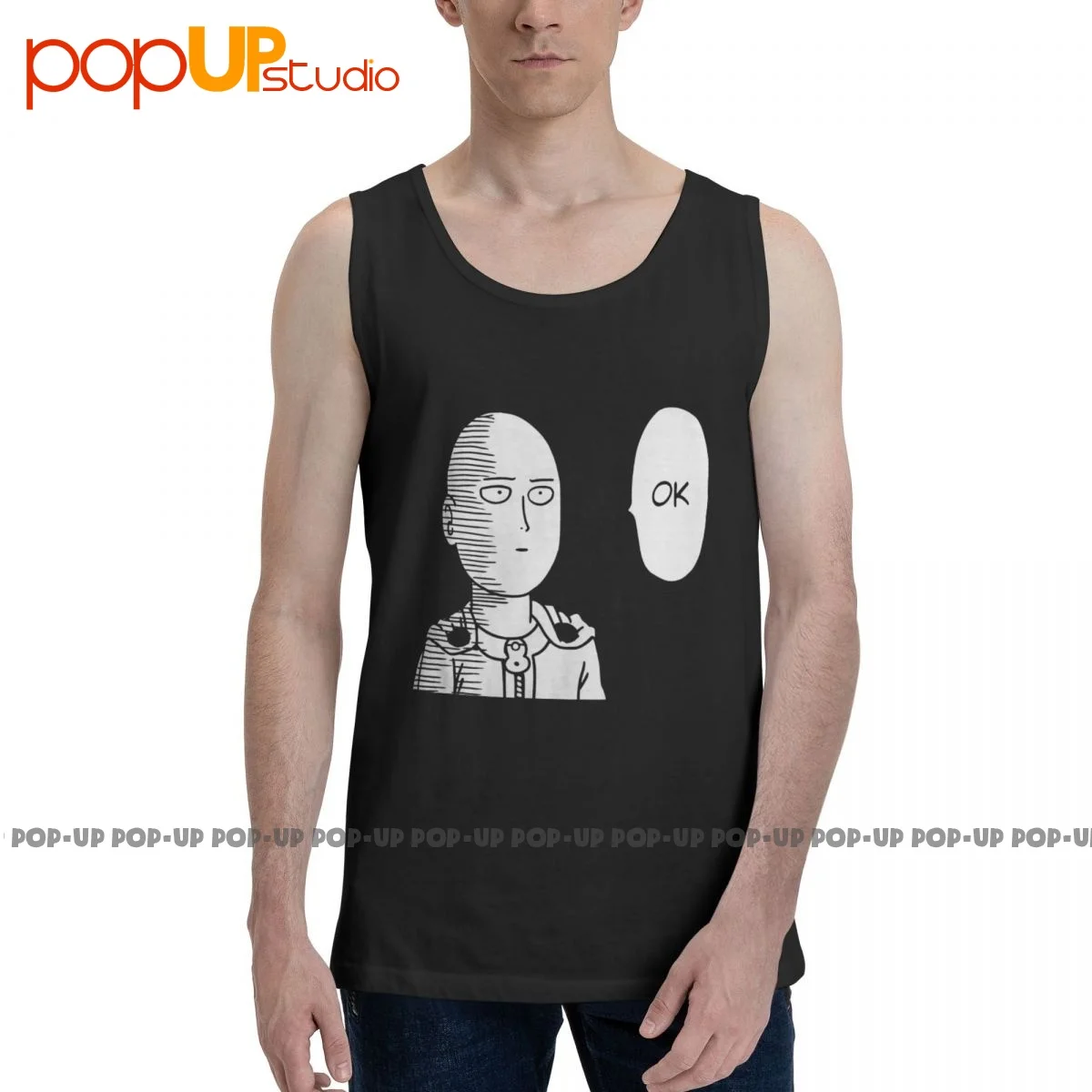 Ok One Punch Man Best Hero No Hair Saitama Canotte Vest Gift Retro Premium Camicia Senza Maniche Della Migliore Qualità