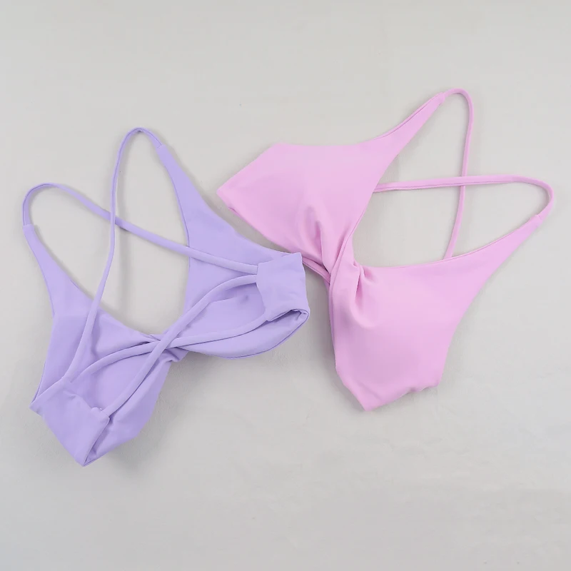 Sexy Slim Shoulder Straps Somfortable High Stretch Sports Underwear Gym...