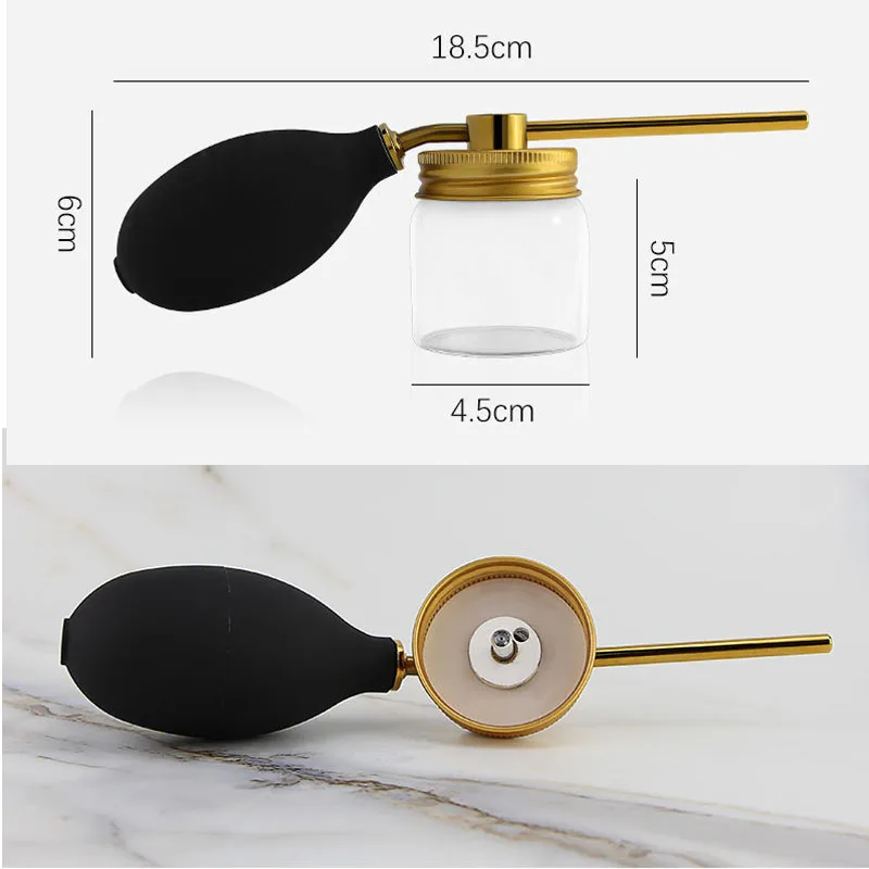 Refillable Talc Powder Blower Puffer Barbers Hairdressers Talcum Bottle Hair Salon Barber Powder Spray Bottle,hairdressing spray bottle