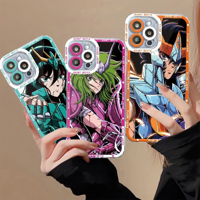 Anime Saint Seiya Clear TPU Phone Case