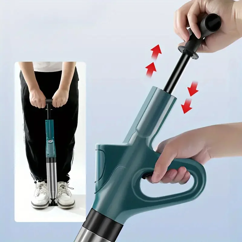 Toilet Plunger Air Plunger for Toilet Clog Remover Drain Unblocker High Pressure Airdrain Blaster Airblaster Toilet Pipe Plunger