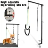 Dog Grooming Table Arm Iron Pet Grooming Stand with Clamp Height Adjustable Fixed Dog Beauty Stand for Pet Nail Clipping Haircut 1