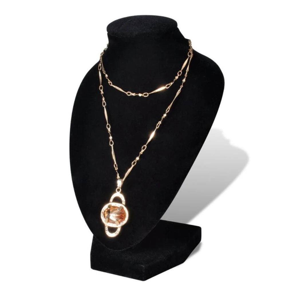 Bust Display Stands Jewelry Display Rack Mini Necklace Easel Jewelry ...
