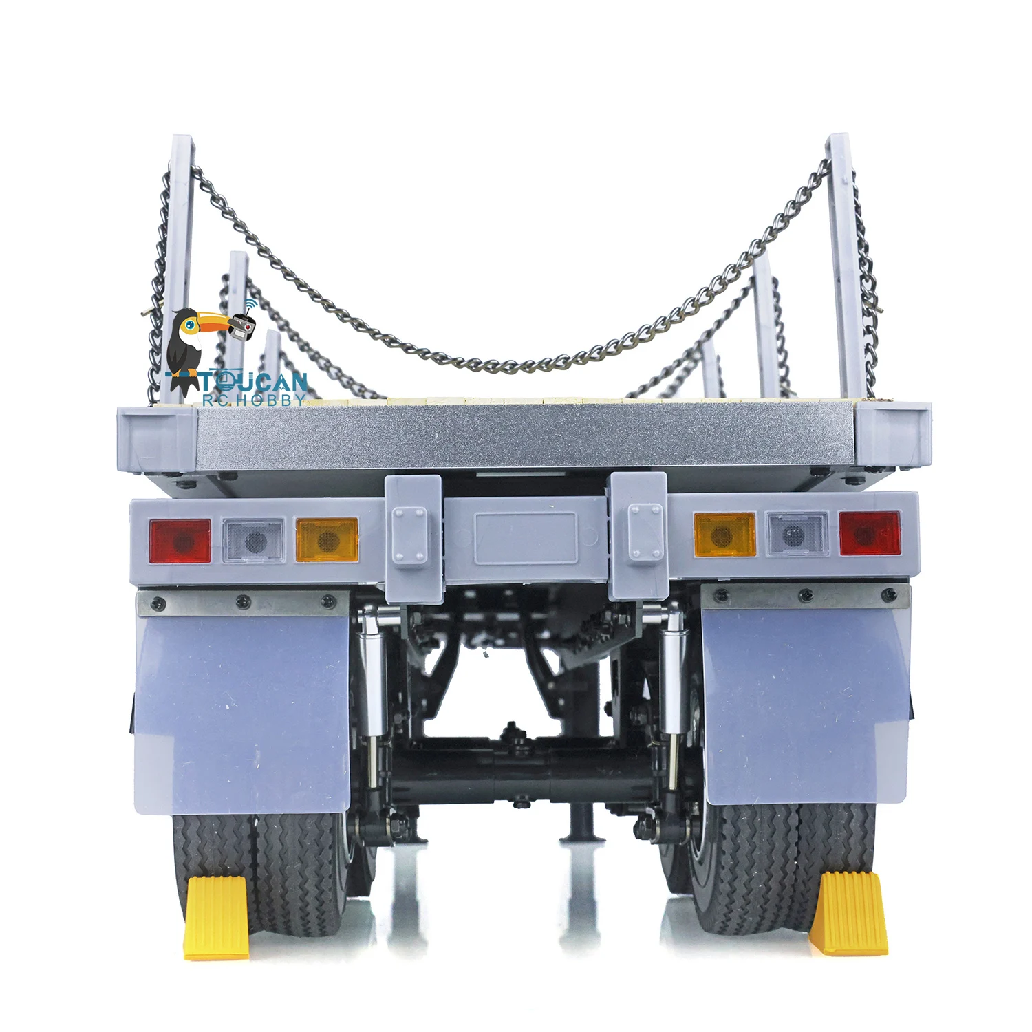 1/14 2 Axles RC Tractor Flatbed Semi Trailer Truck KIT for DIY TAMIYAYA Vehicle Car Model Toucan RC Hobby Toys TH01024-SMT1 5
