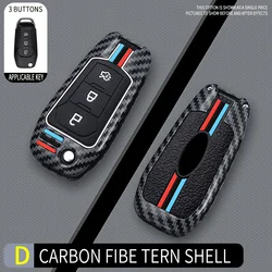 Premium Car Remote Key Case Cover Shell Fob - 2/3 Buttons, Key Bag Accessory (Shell - 3 Bttn)
