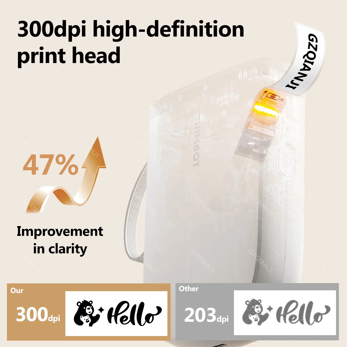 Niimbot D110 D11H 300dpi Mini Portable Printer Mobile Thermal Adhesive Label Maker For Stickers Pocket Labeling Wireless Machine