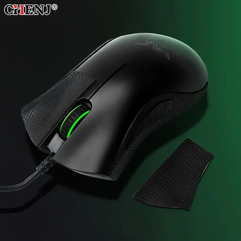 Razer DeathAdder Essential용 마우스 미끄럼 방지 스티커, 마우스 그립 테이프, 스케이트 수제 스티커, 땀 빠는, V2 X Hyperspee