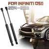 2Pcs/set Car Rear Trunk Lift Support Damper Shock Strut Prop For 2014-2018 Infiniti Q50 W/O Spoiler auto accessories 4
