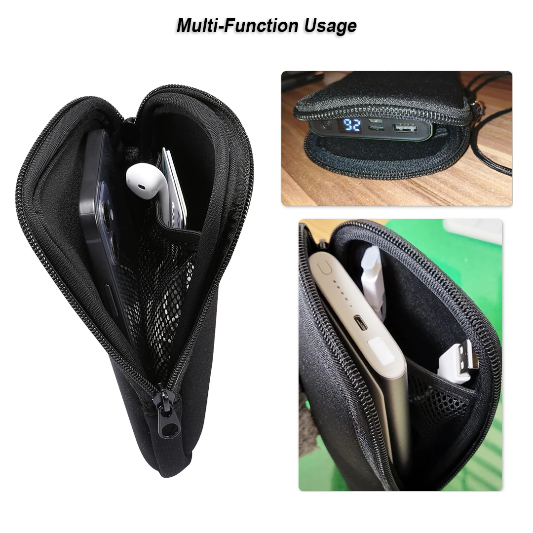 Universal 7.2 Neoprene Storage Phone Bag Case Holder For Samsung Galaxy Note 20 10 S20 S10 A10 A20 A30 A40 A50 A70 J6 Plus Pouch — view 3