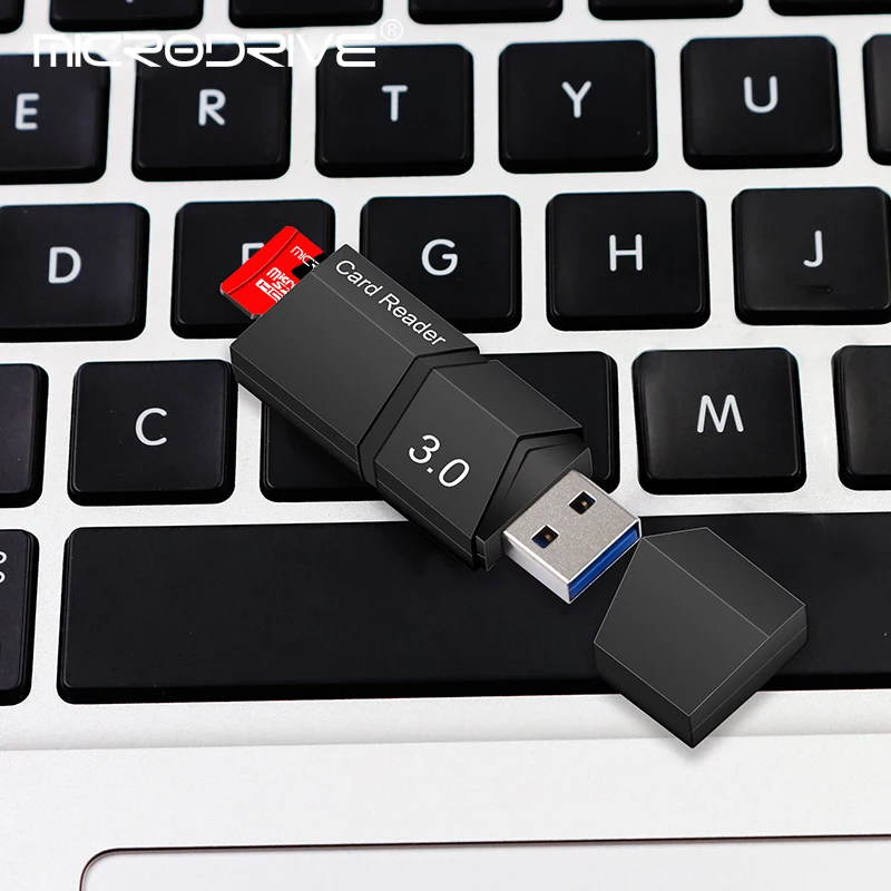 Microdrive 브랜드 마이크로 SD 카드 리더, 하이 퀄리티 속도 스마트 메모리 카드 리더, USB 3.0 미니 SD / TF 카드 리더, 무료 배송
