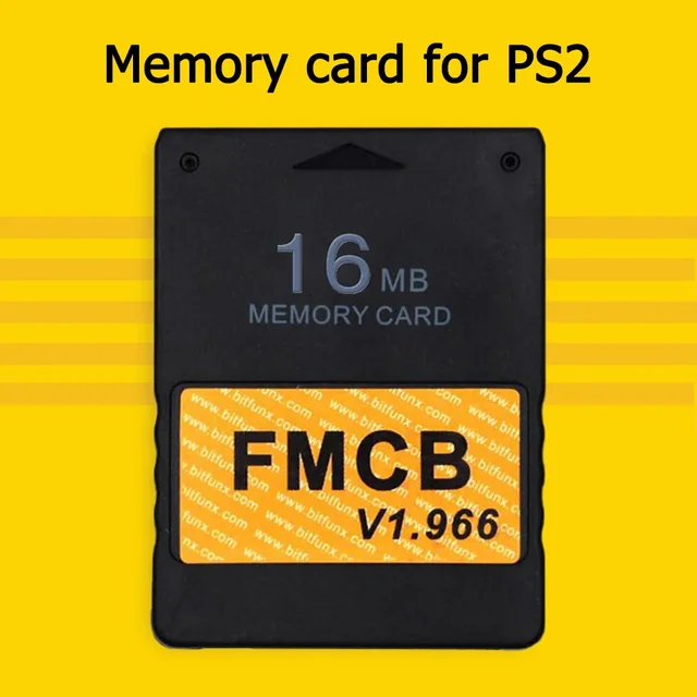 Free McBoot v1.966 8MB/16MB/32MB/64MB Memory Card for Sony PS2 Playstation 2 4