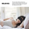 20 Pcs Eye Mask Sleep Sleeping Elastic Polyester Cover Disposable Lightweight Lightproof Black Protectors Travel 6
