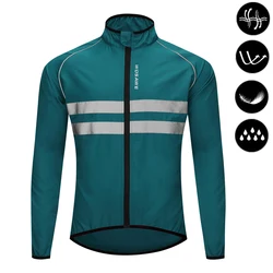 Men's Cycling Windbreaker Jacket - Water Resistant Outdoor Sport Coat - EU 3XL (ASIA 4XL) (BL215-Q)