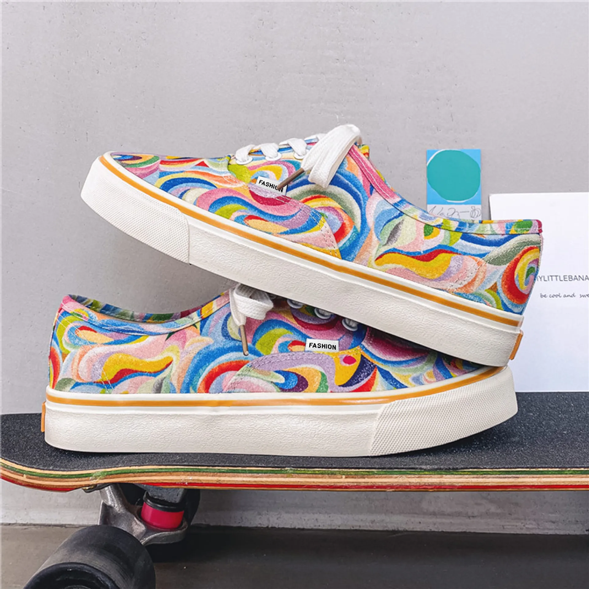 Sneakers Women's Shoes Canvas Shoes Women Slip on Espadrilles Woman Comfortable Round Toe Loafers Flats Ladies Casual Flat Shoes 5