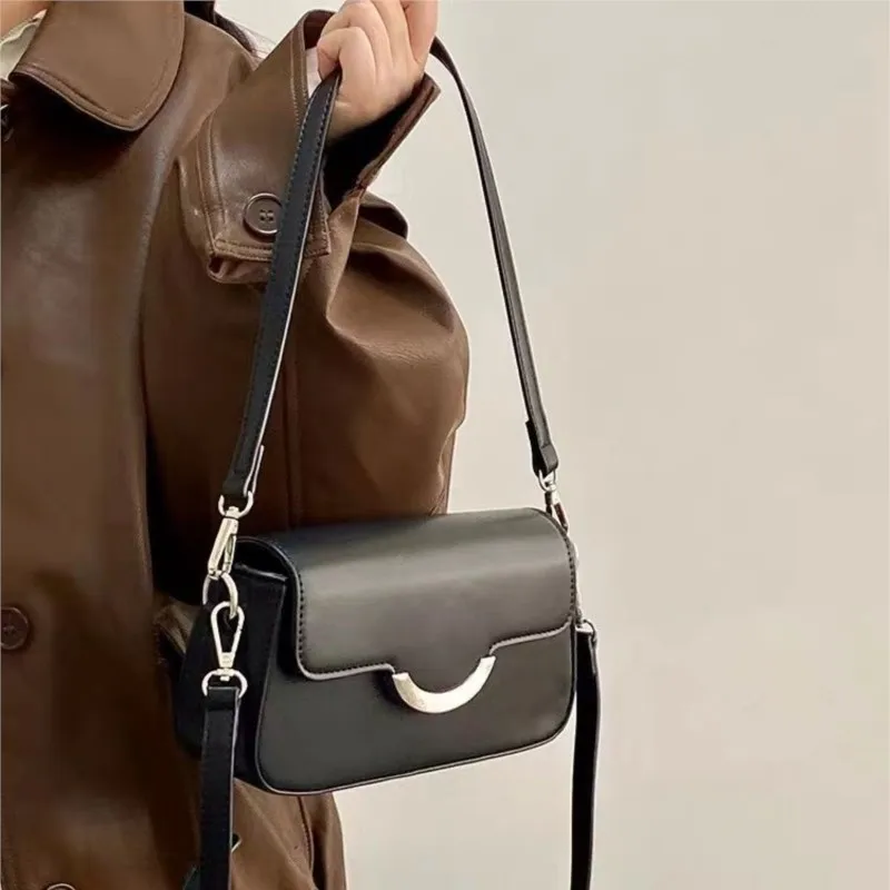 JIAERDI Vintage Black Handbag Women Leather Square Sle Shoulder Bags Ladies Fashion Elegant Premium Exquisite Crossbody Bag 2025