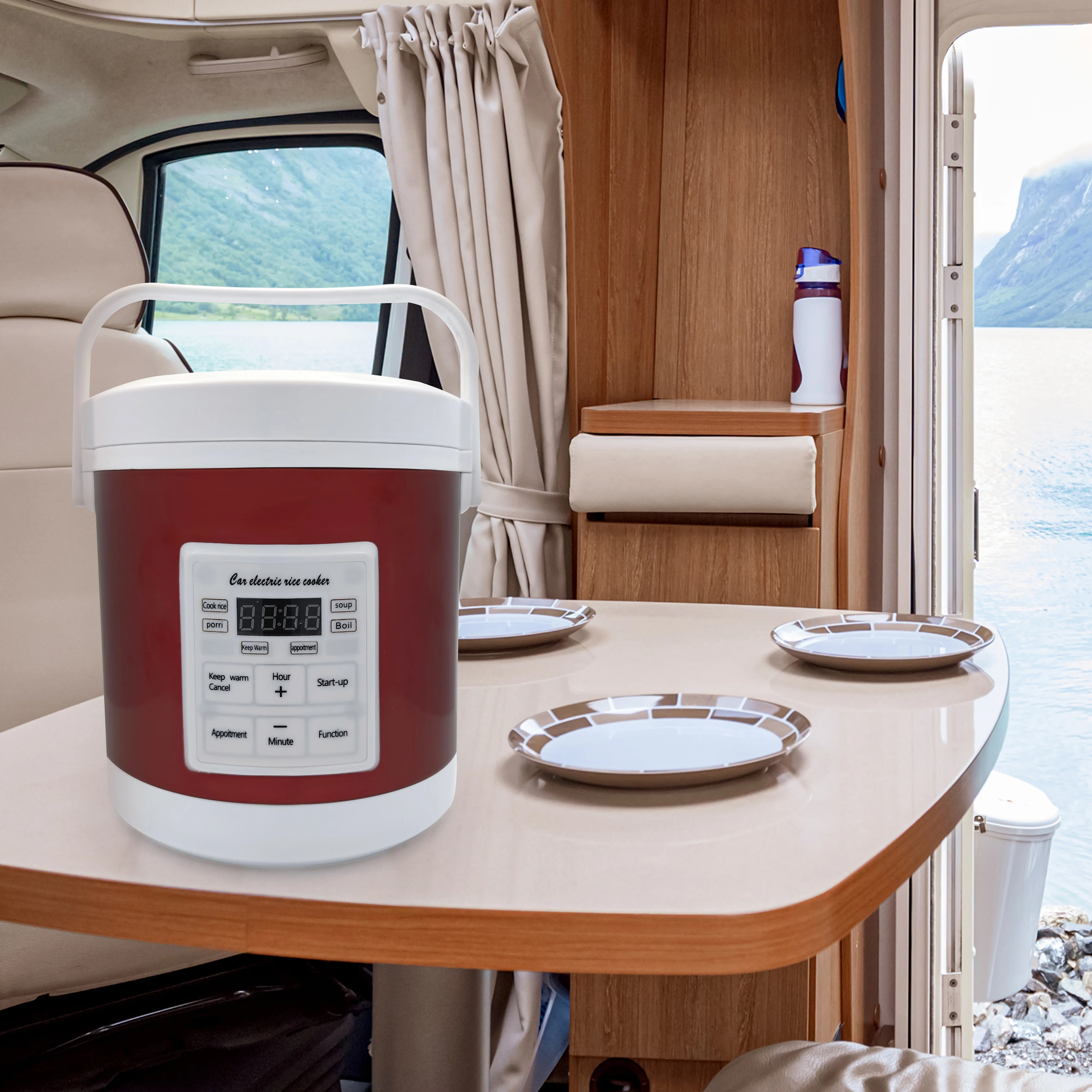 Rice Cooker Used in 12v 24v Car Multicooker Enough For Two to Three Persons,rice cooker,electric cooker