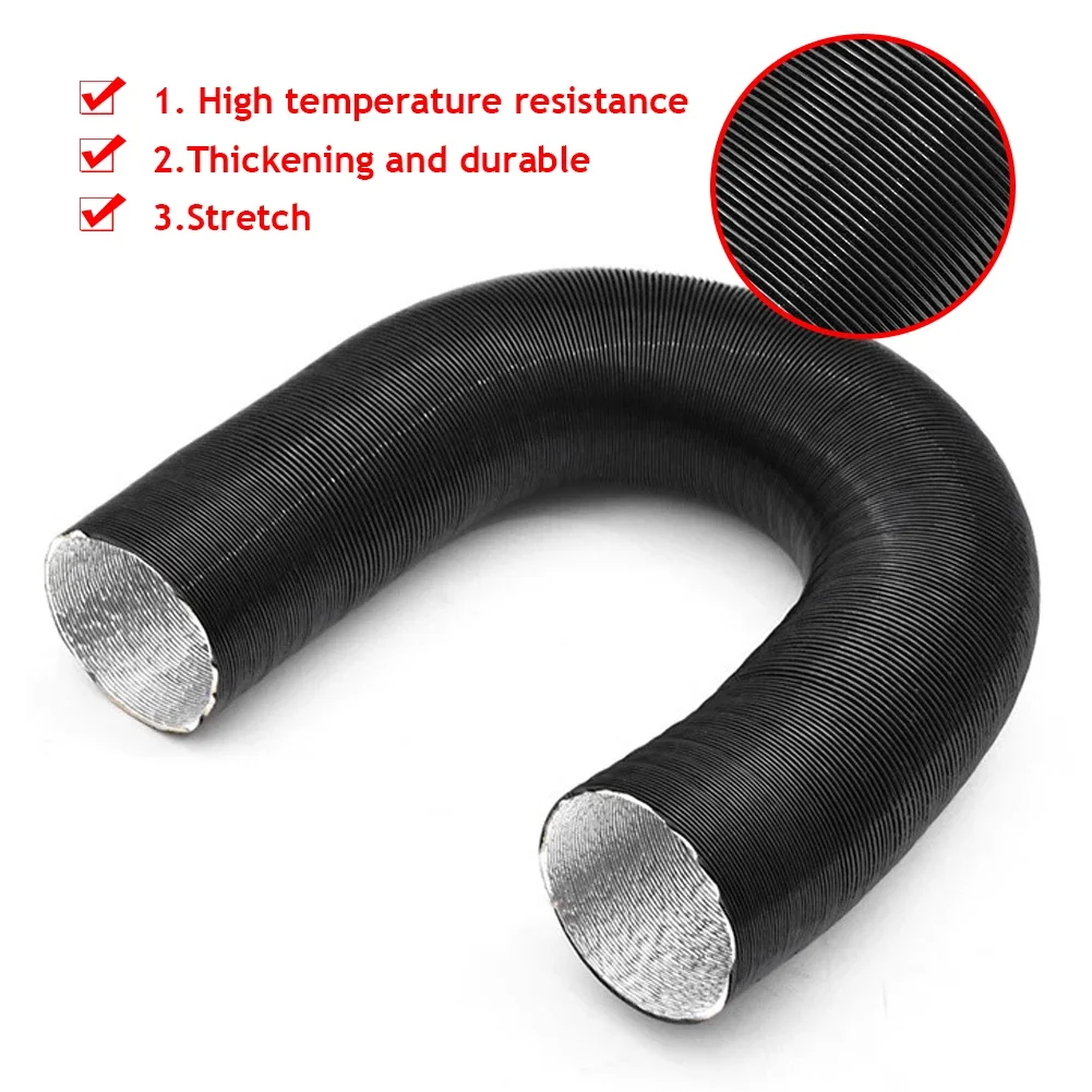 Tubo Flessibile Per Riscaldatore In Alluminio – Diametro 60 Mm, Lunghezza 200 Cm, Per Webasto, Eberspacher E Riscaldatori Diesel Planar, Ignifugo E Antiurto