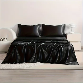 Cooling Satin Bed Sheet 1
