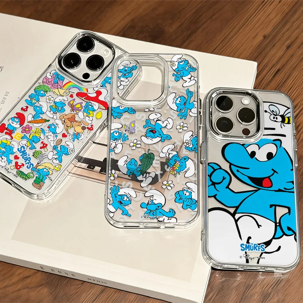 Full Screen S-Smurfs Protective Case with 5G & 4G Compatibility