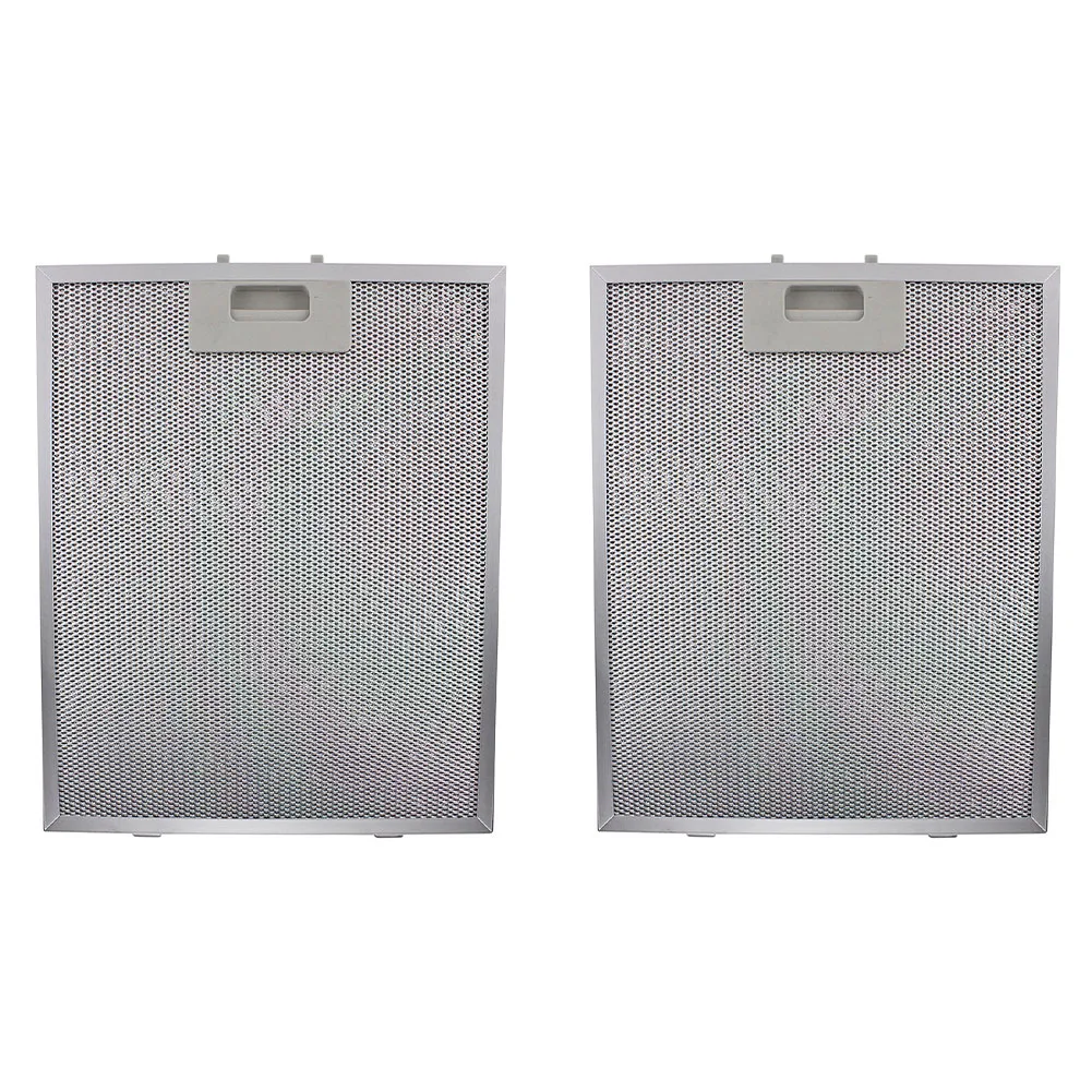 2PCS Cooker Hood Filters Metal Mesh Extractor Vent Filter 320x260 Mm Aluminum Metal Mesh Vent Filter Cooker Hood Grease Filter