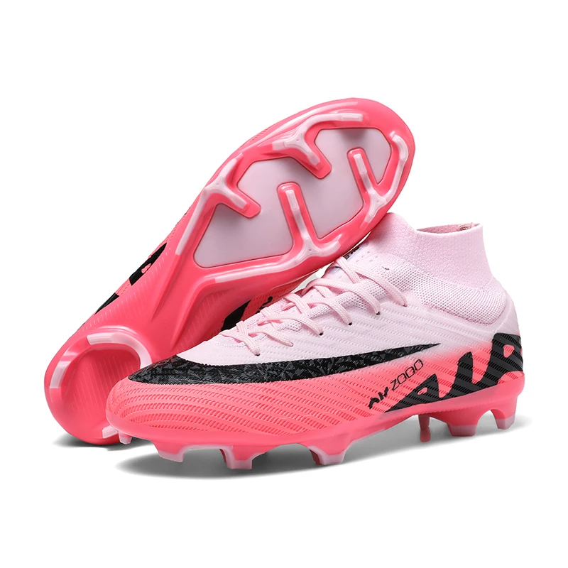Men Soccer Shoes Long Spikes Outdoor Football Boots Training Adult Kids Sport Footwear Sneakers Non Slip Training Unisex football shoes