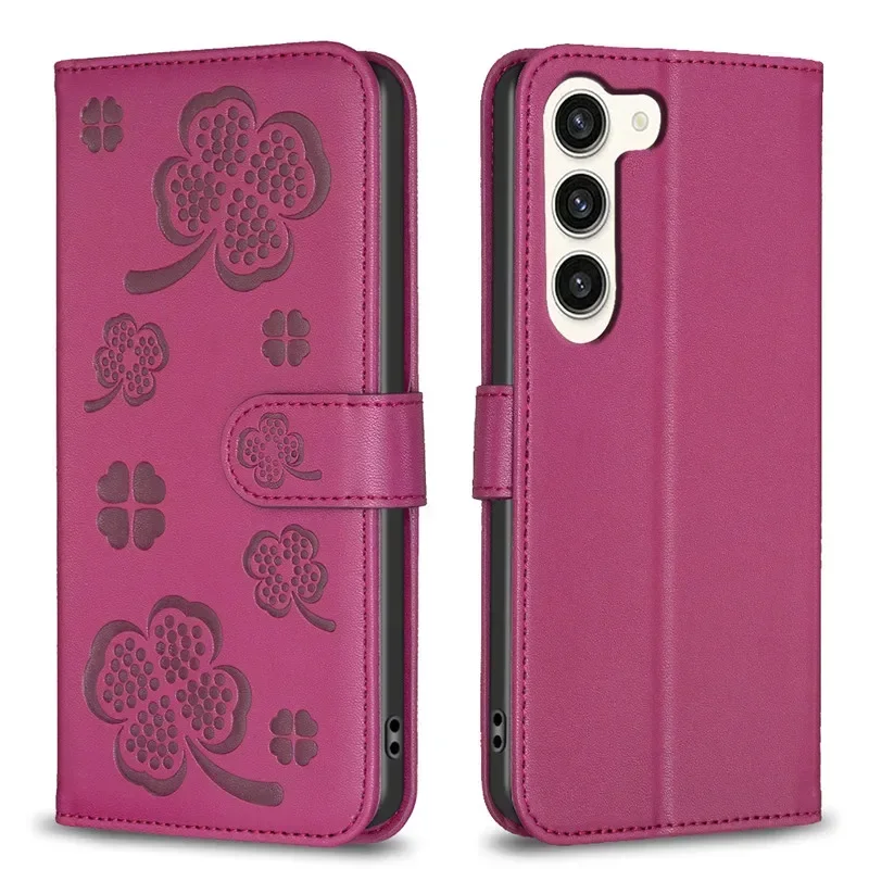 Lucky Grass 3D Wallet Flip Case Cover with Card Holder