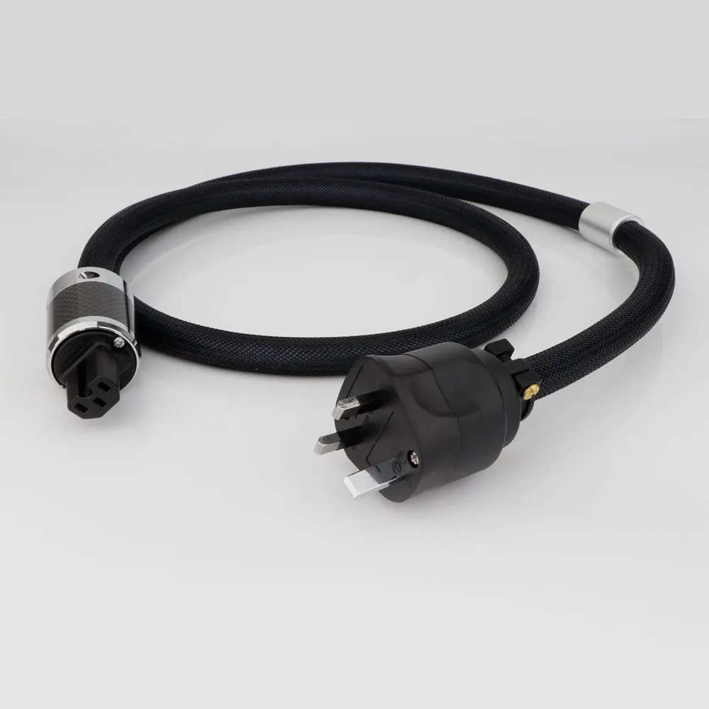 Furutech Alpha Ps-950-18 Cavo Hifi Con Conduttore Alfa-Occ Connettore Uk Per Linea Di Alimentazione Con Spina Usa/Ue/Regno Unito