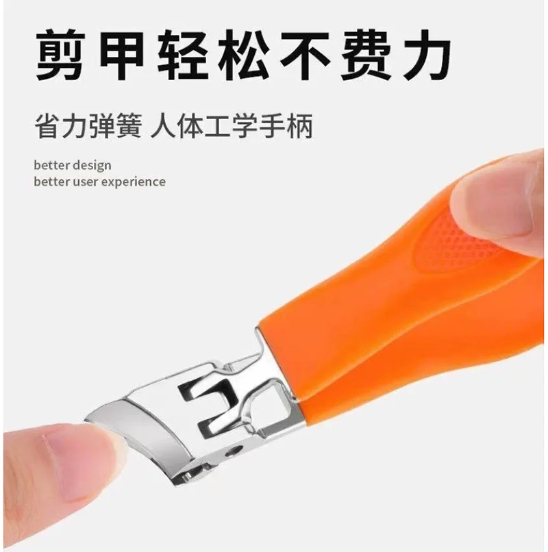 Slanted Nail Clipper Oblique Blade Ingrown Toenail Clipper Anti-Splash Wide Jaw Opening Hard Nails Curved Blade Manicure Tools nail clipper set nail clipper nail clippers manicure set manicure sets manicure nail clipper set nail clippers kit