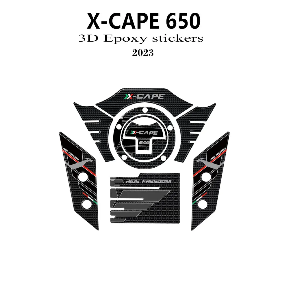 Accessori Moto 3D Adesivo In Resina Epossidica Decalcomania X-Cape 650 2022 2023 Per Moto Morini X Cape 650 2022 Accessori X-Cape 650
