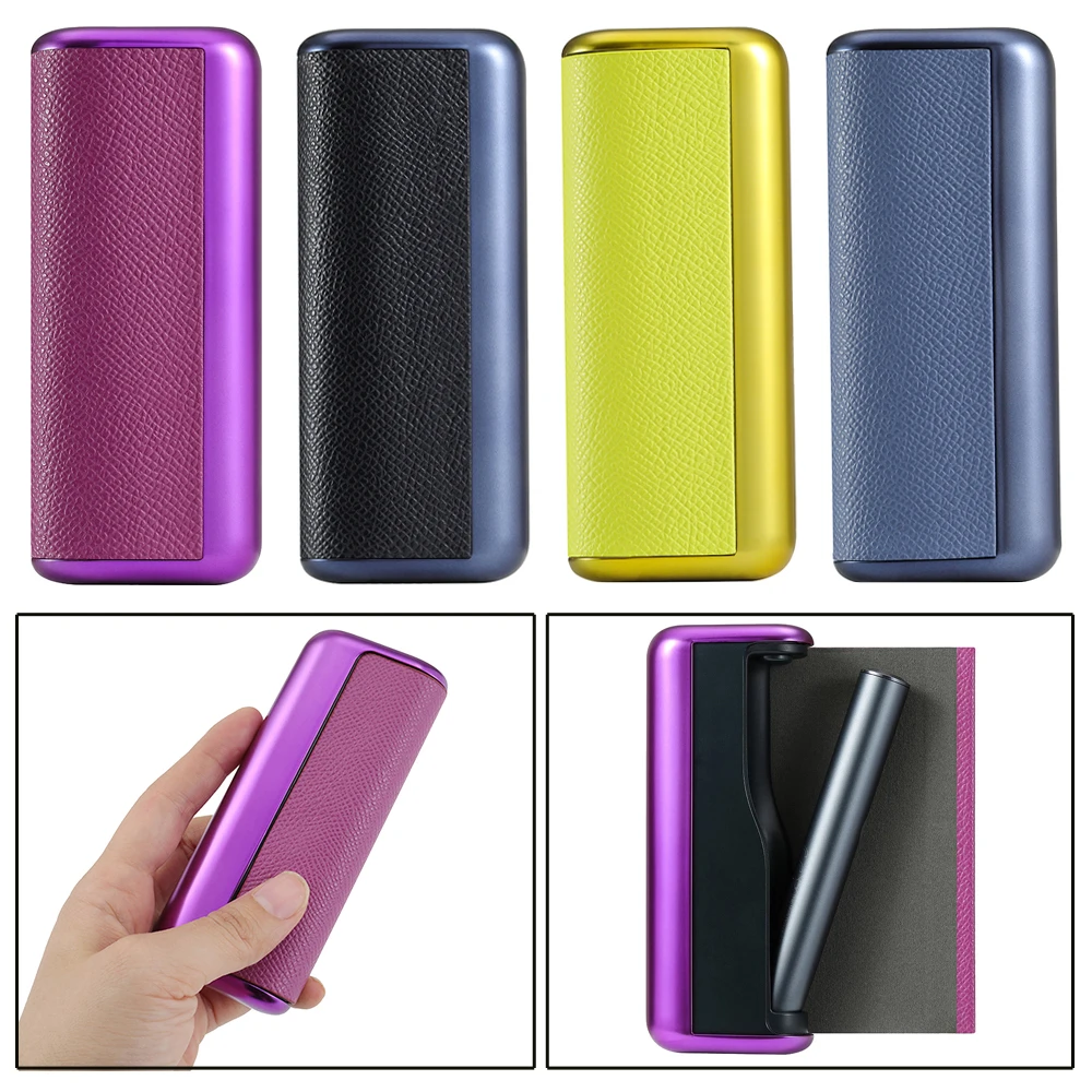 1pc, Shell, Colorful Case For IQOS ILUMA Prime Skin, With PU Leather Flip Cover, For IQOS ILUMA Prime Case Smoking Accessories