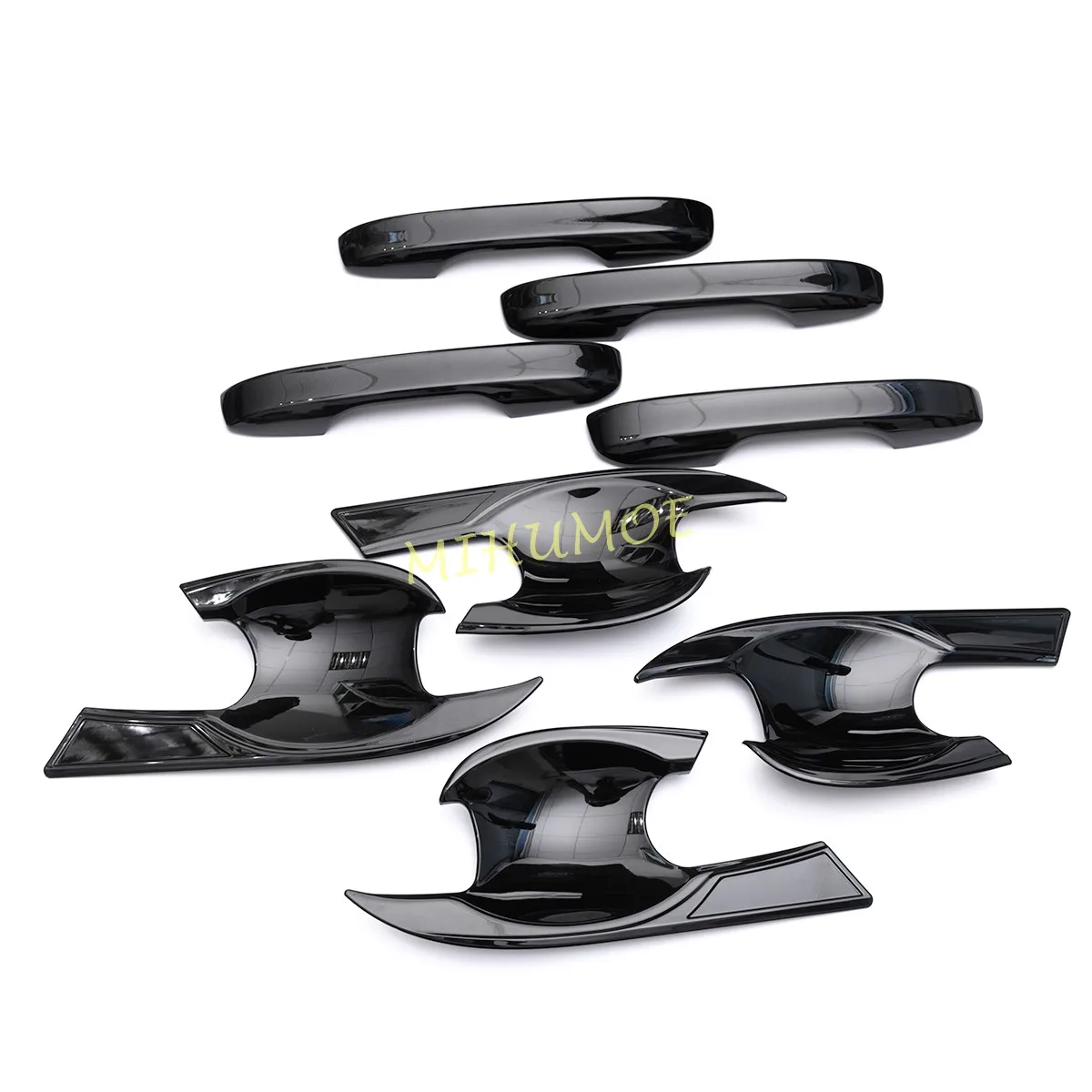 Gloss Black 8Pcs