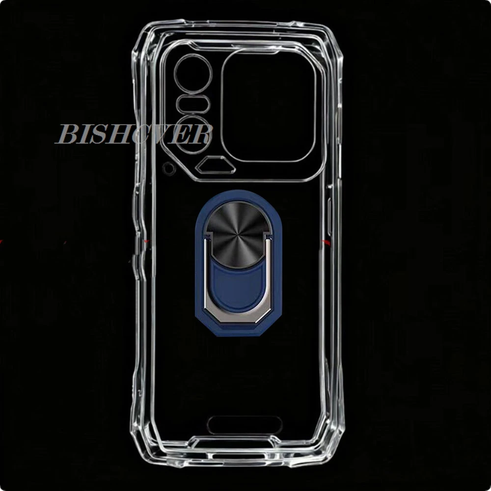Blackview Xplore 1 Pro 6.78 Back Ring Holder Bracket Case - TPU Soft Silicone Cover