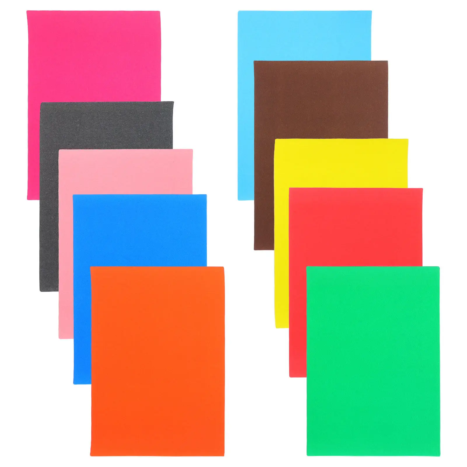 10Pcs 다채로운 샌드페이퍼 8K 특수 미세 질감 강한 마찰 오일 페인팅 스틱 ..
