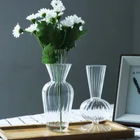 Transparent Hydroponic Vases Container Bottle Plant Arrangement Glass Table Creative Terrarium Nordic Flower Pot 2