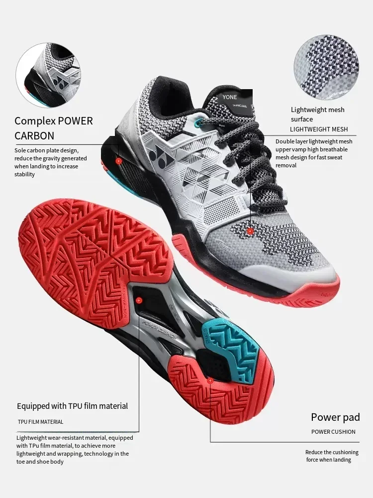 New 2024 brand badminton shoes TENNIS shoes men women sport sneakers power cushion SHTSAEX141
