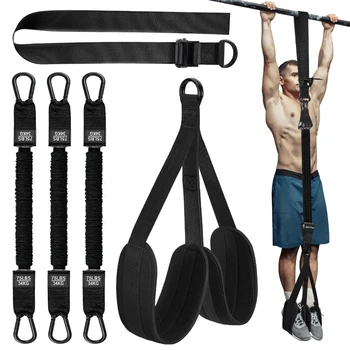 Assisted Pull-Up Belt with Resistance Bands 75–300 lbs – Multifunction Strength Trainer 1