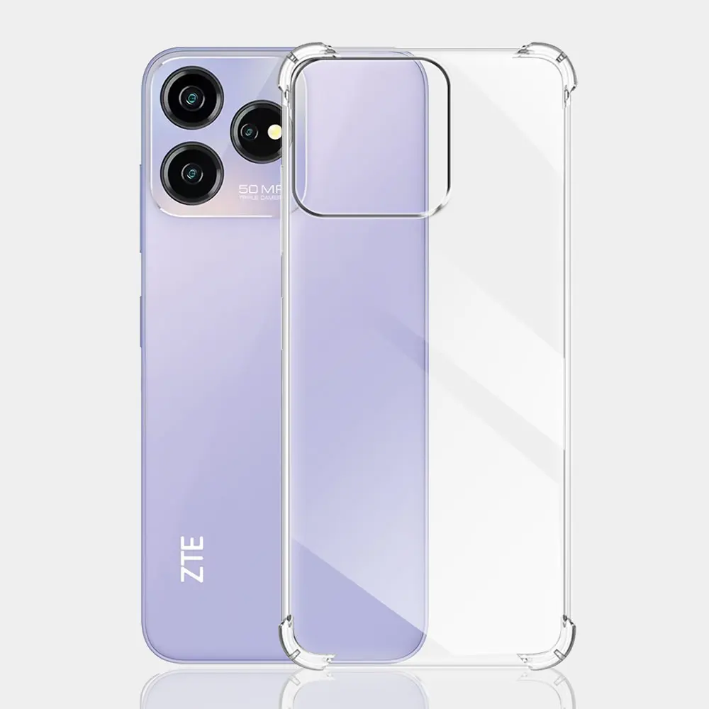 Clear Shockproof Soft Silicone Phone Case - Durable TPU Protective Cover
