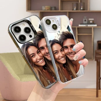 For iPhone 17 16 15 14 13 12 11 Pro Max Mini SE 2020 2022 Air XS XR 7 8 Plus 16e DIY Photo Customized Case IMD Shockproof Cover 1