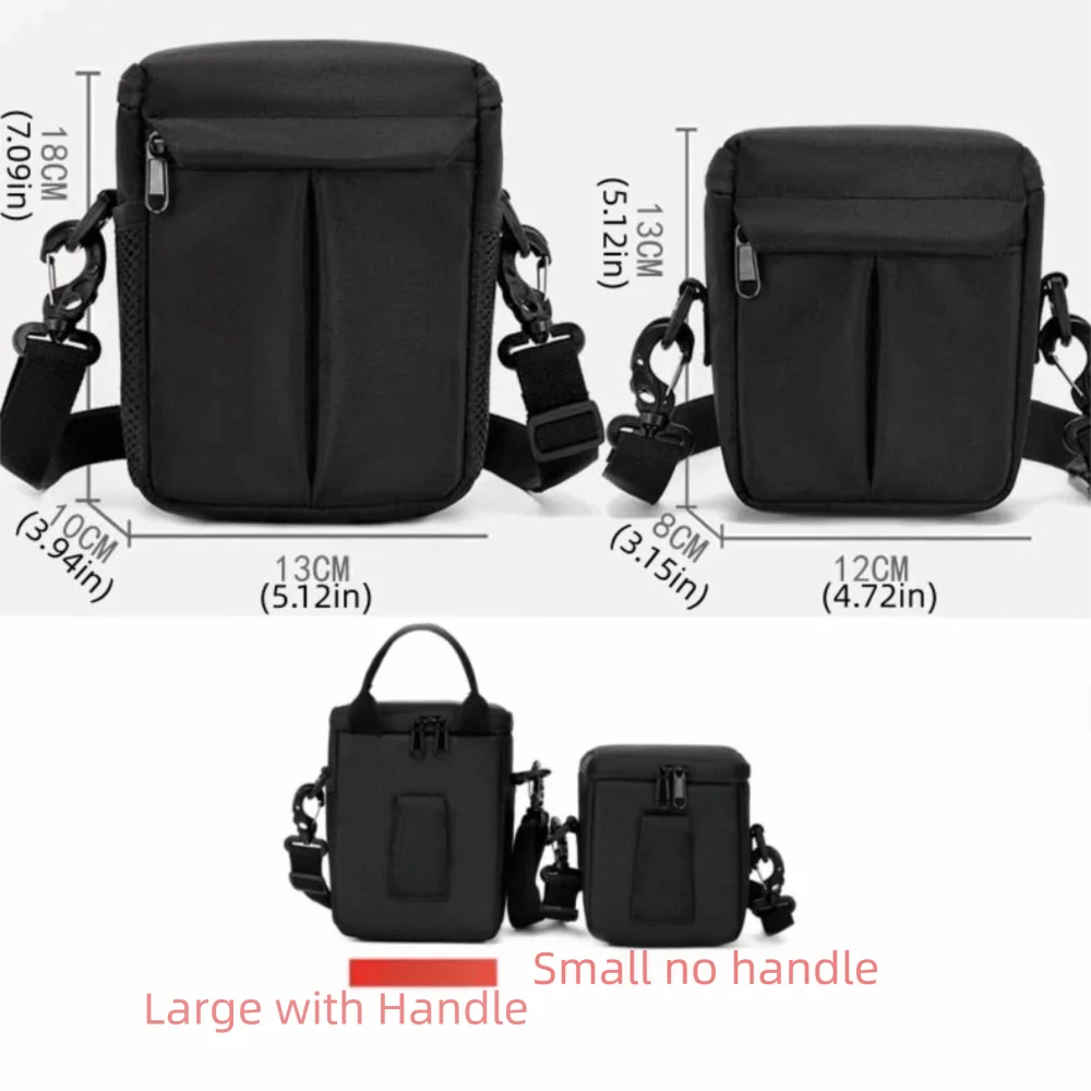 Borsa per Fotocamera in Nylon Leggero, Custodia Protettiva per Obiettivo DSLR a Tracolla Singola, Resistente Borsa da Viaggio per Esterni - immagine 6